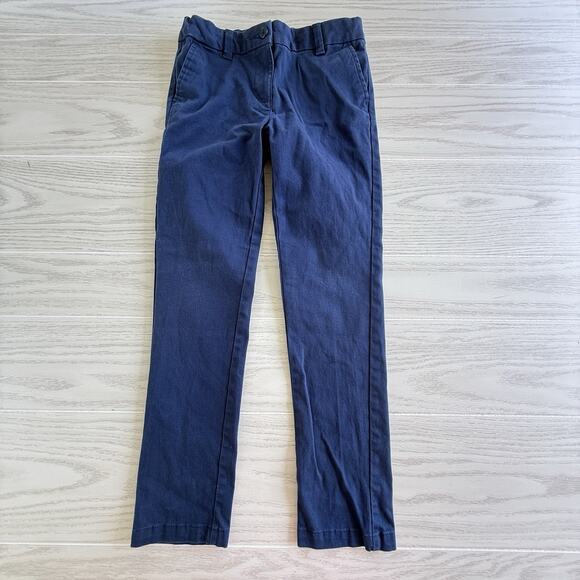 Wonder Nation Girls Navy Blue School Uniform Pants Size 10 Adjustable Waist - Picture 1 of 4